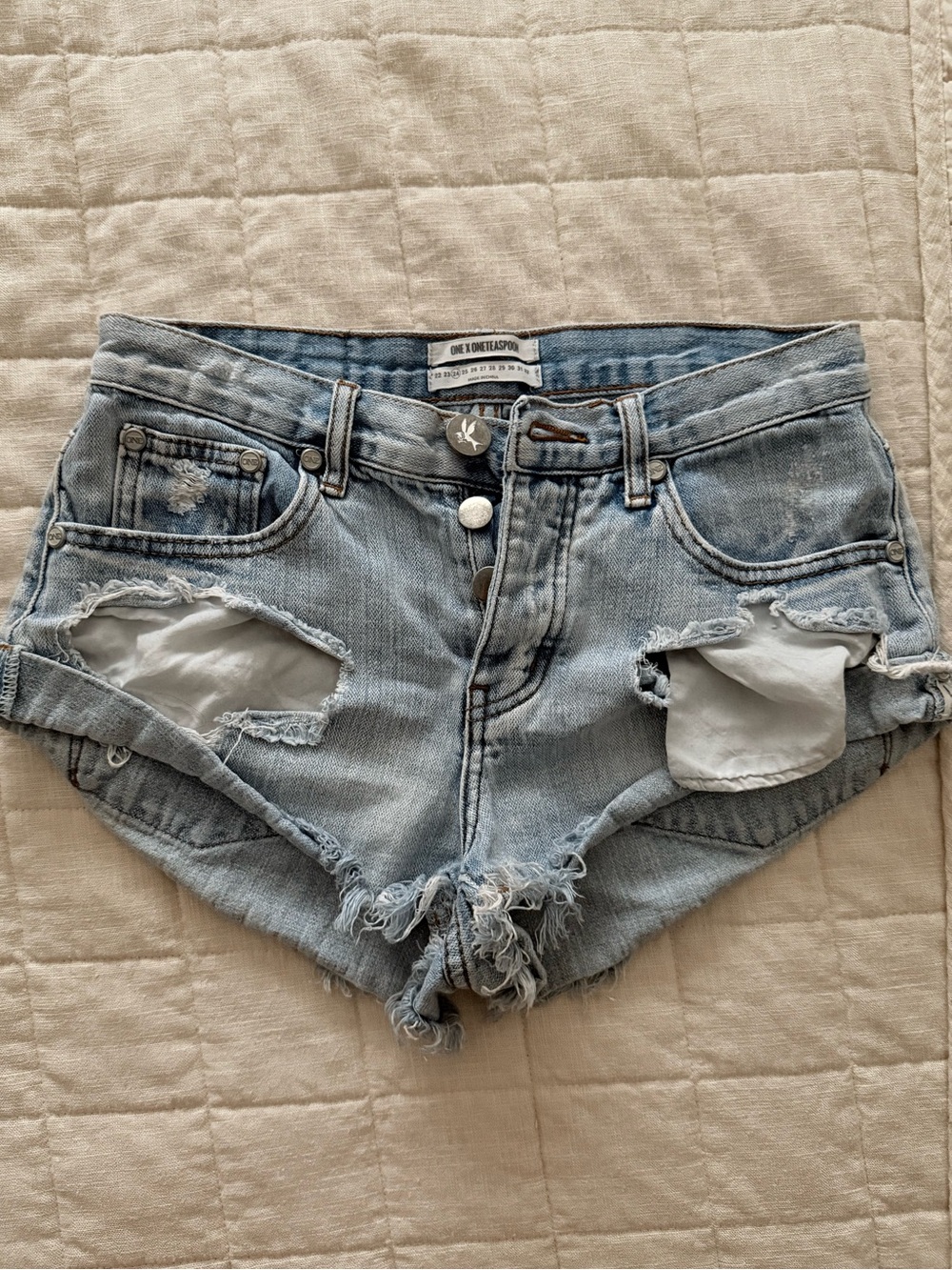 One Teaspoon denim shorts